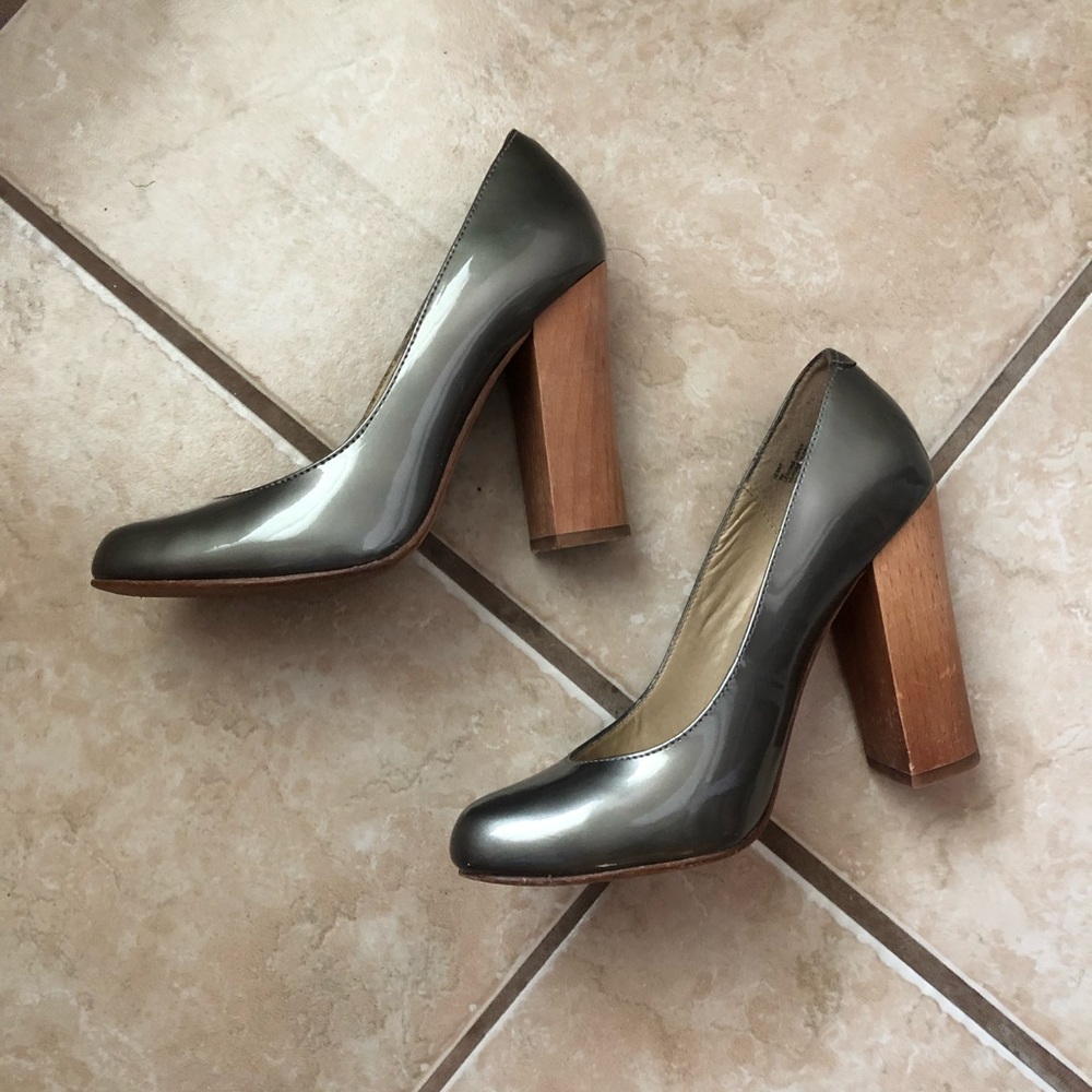 Steven By Steve Madden Patent Wood Block Heels - image 2